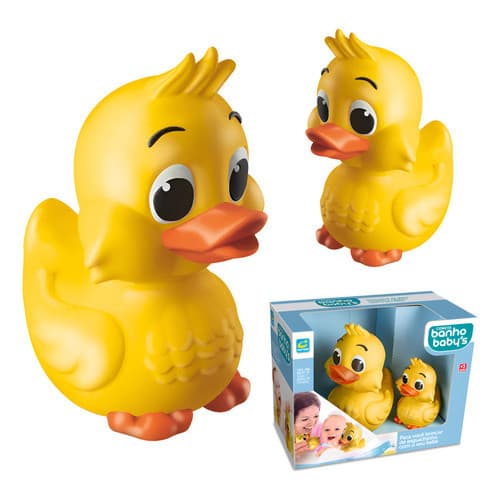 Patinho Borracha Banheira Brinquedo Bebês Cometa Brinquedos