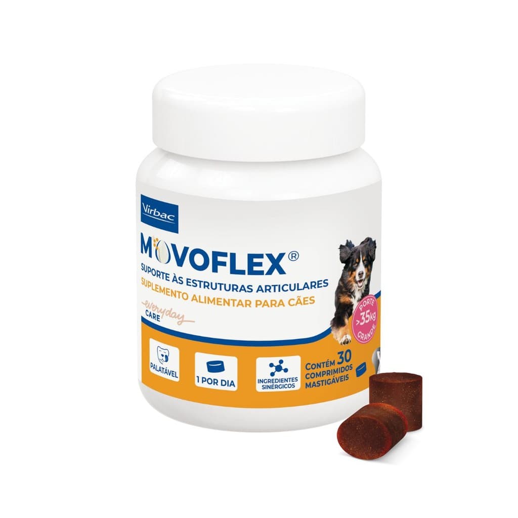 Movoflex Suplemento Para Cães Grandes +35Kg Articulações