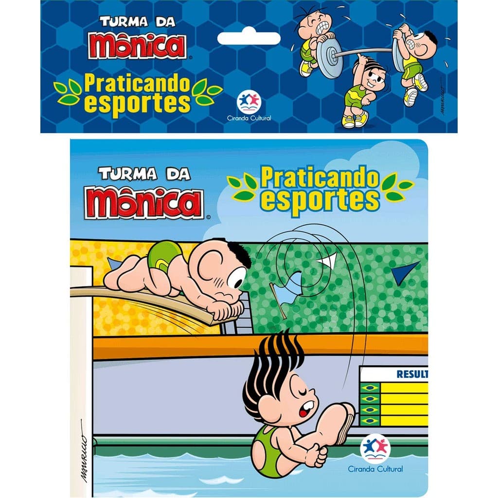 Livro de Banho Turma da Mônica - Praticando Esportes