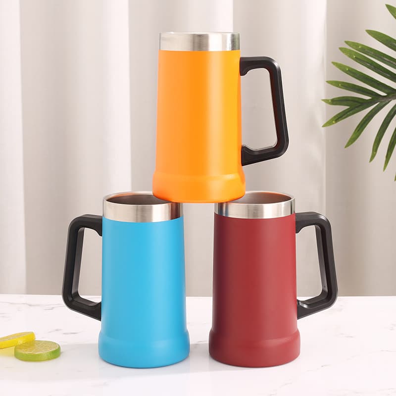 Copo Caneca Térmica 725ML Aço inox, Para Chopp, Cerveja