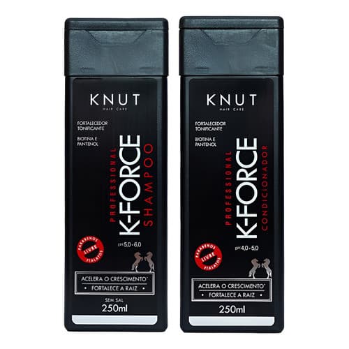 Kit Shampoo Knut K-force 250ml + Condicionador Knut K-force