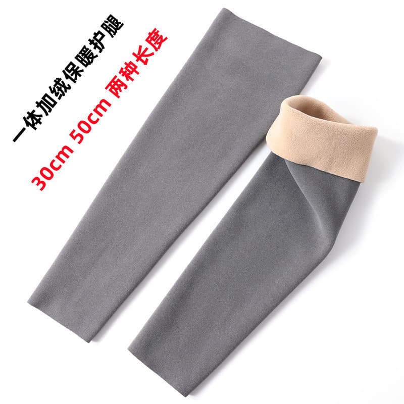 Outono inverno alemão veludo Leggings joelheiras proteção da panturrilha meias quentes alongadas homens mulheres velhas
