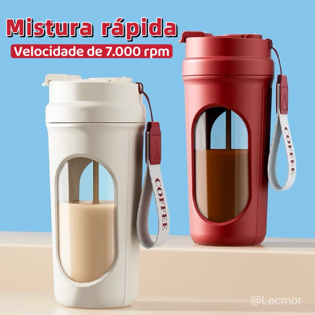 Copo Misturadora Automática Inteligente Portátil Garrafa De Café Com Misturador Elétrico Recarregável