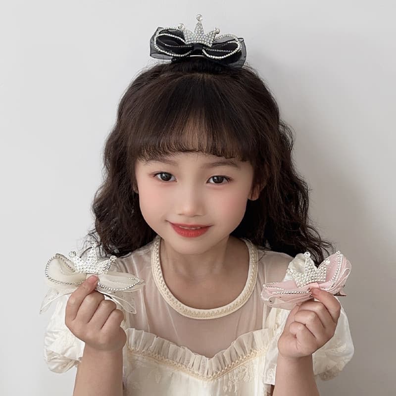 High-End menina coroa cocar princesa crianças arco clipe superior requintado linda menina bebê aniversário grampo de cab