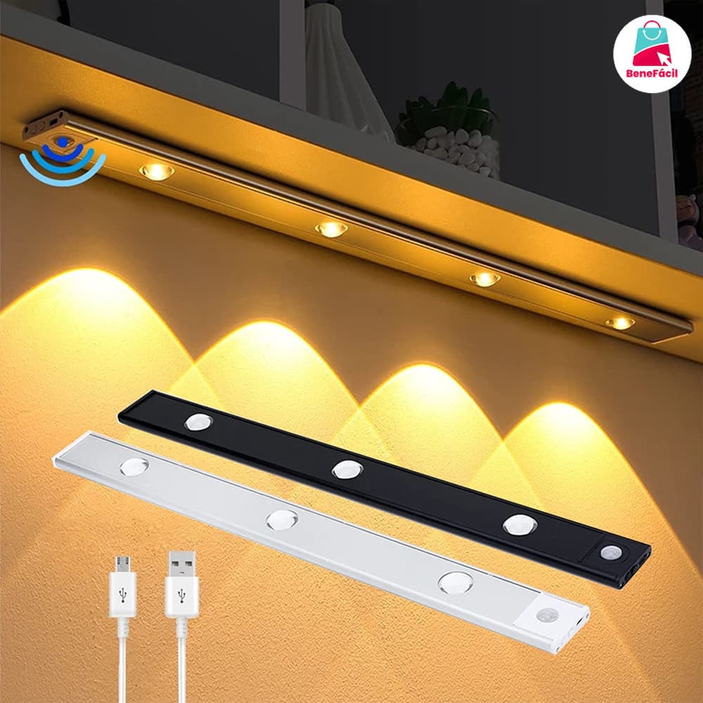 Luminária Ultra LED Recarregável E Portátil Sem Fio Tamanho 20 A 80cm Para Quarto E Escritório