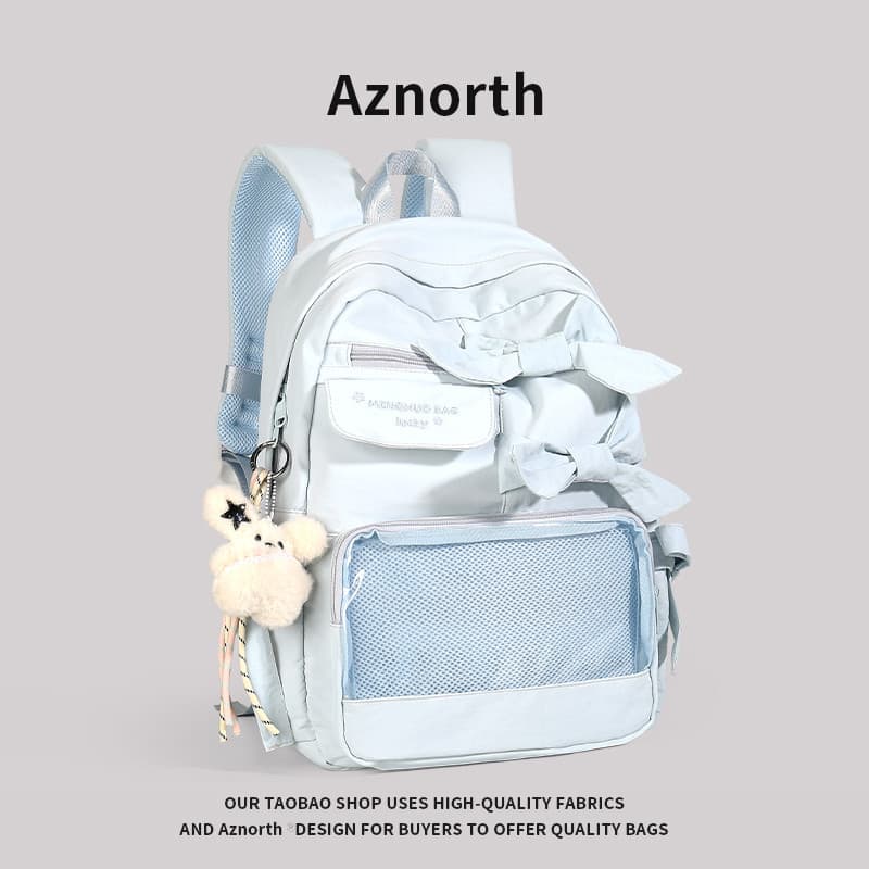 AZN novo produto mochila japonesa feminina estudantes do ensino médio estudantes universitários mochila de alto valor mo