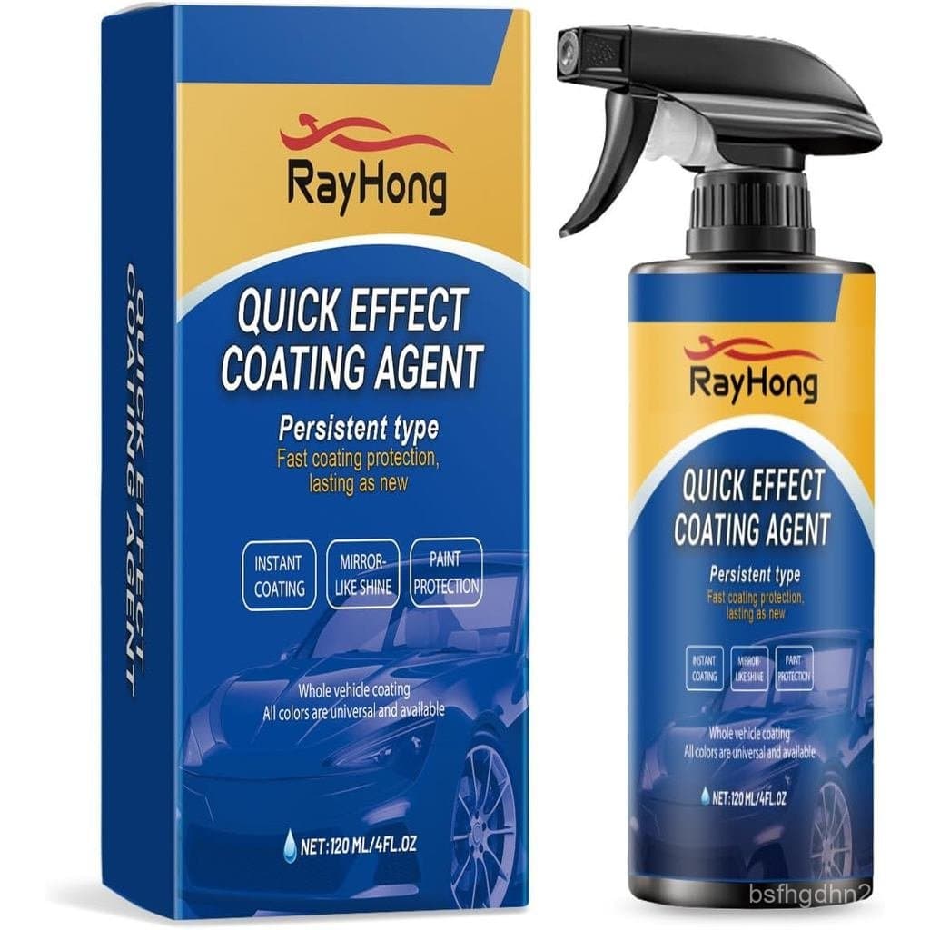Spray de Revestimento Automotivo de Efeito Rápido, Agente de Proteção de Pintura com Alto Brilho, Resistência UV de Long