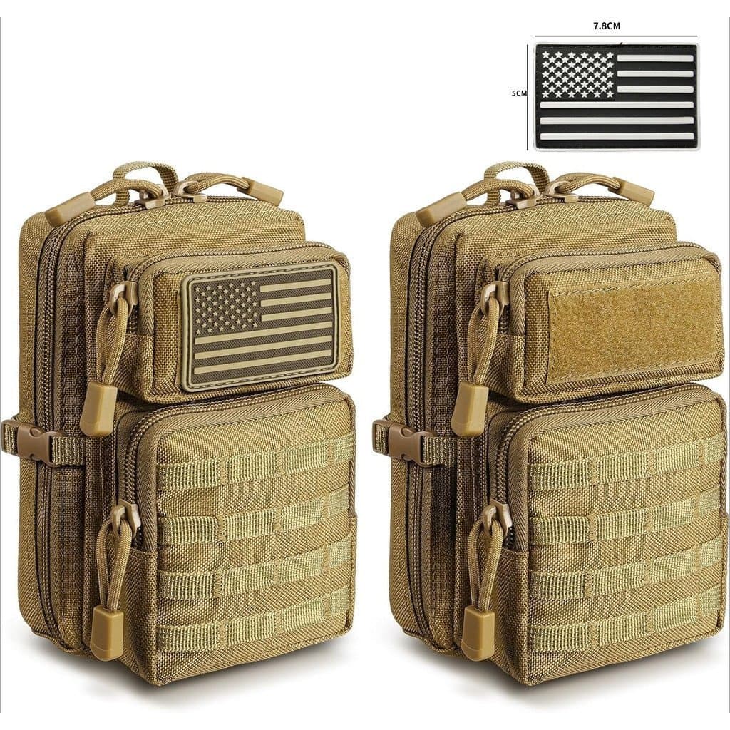 LUC Outdoor Molle EDC Tool Storage Cintura Bolsa Multifuncional Para Telefone Diversos