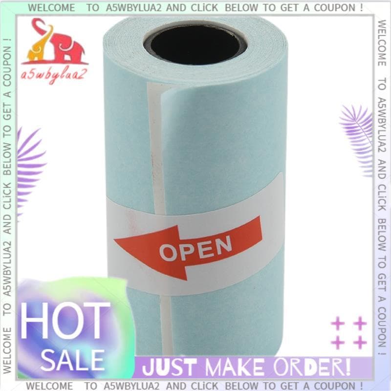 12 Rolos De Papel Térmico Adesivo 57mm x 30mm Impressora Térmica Autoadesiva Para Caixa Registradora Recibo POS