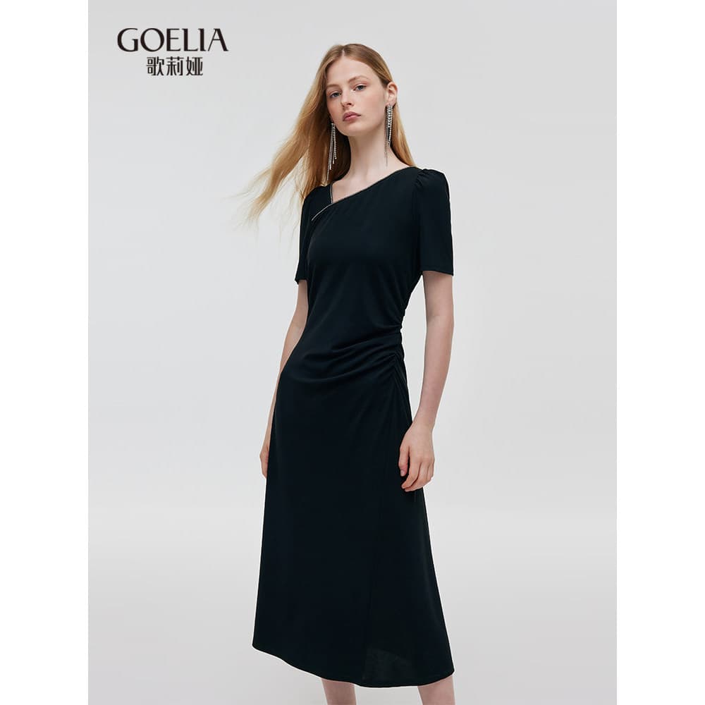 Goliath vestido preto feminino verão elegante lindo Design sentir pequeno vestido preto 1C5L4HAX0