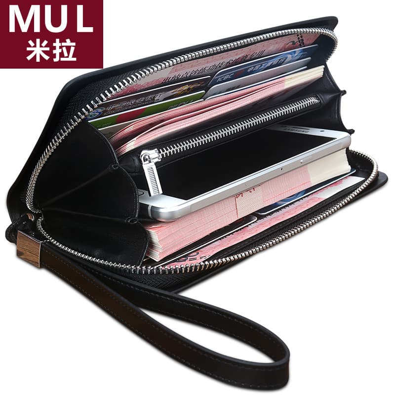 Japão Mira MUL bolsa de embreagem novo estilo grande capacidade negócios Casual saco de embreagem Envelope saco de clipe
