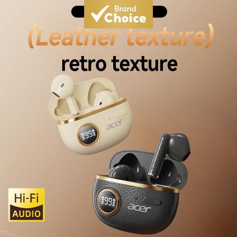Acer OHR544 Fones De Ouvido TWS Bluetooth Ultra Baixa Distorção Magnéticos Carregamento Por Sucção Desligamento Automáti