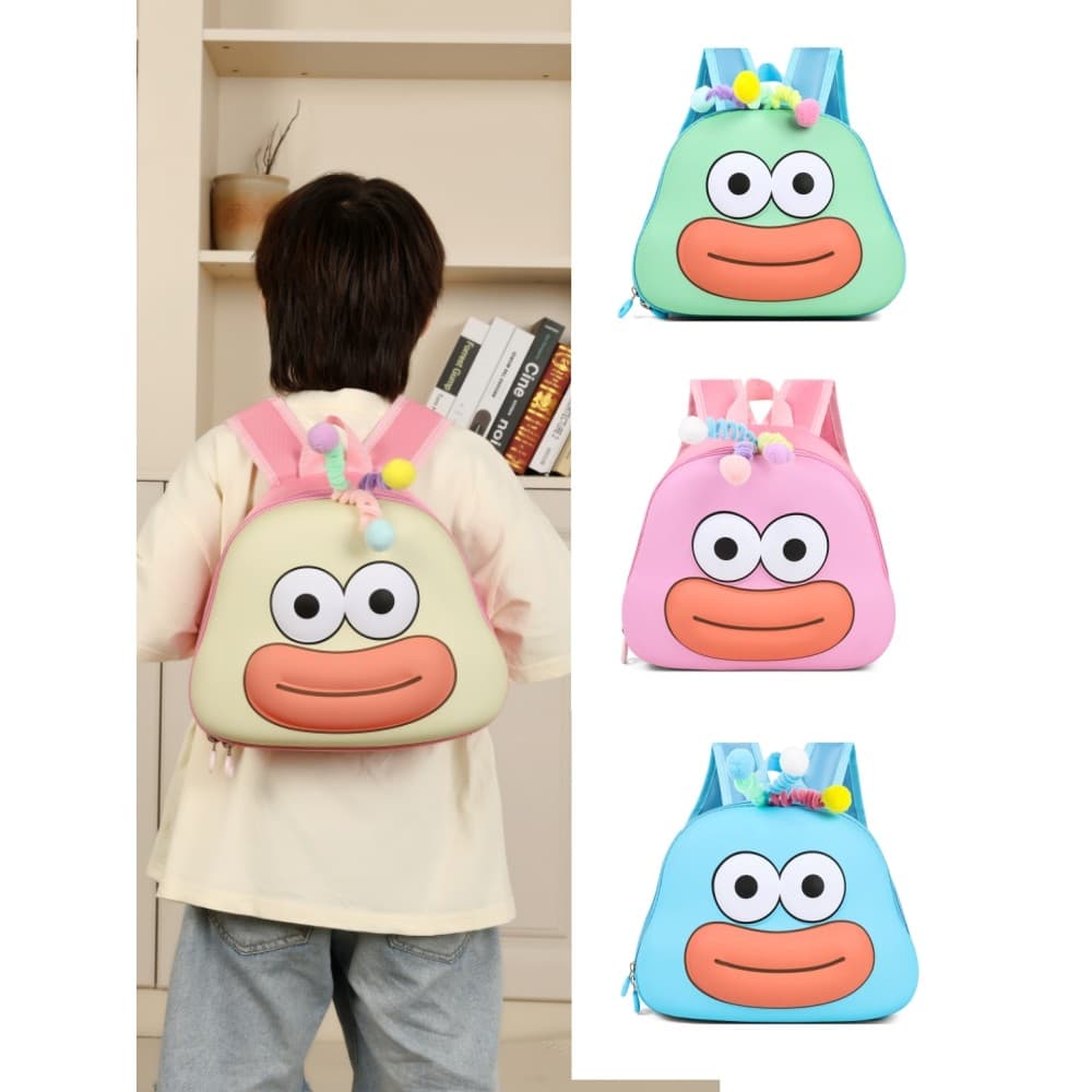 1-5 anos de idade masculino feminino bebê criança pequena classe mochila feio bonito feio peixe salsicha boca casca dura