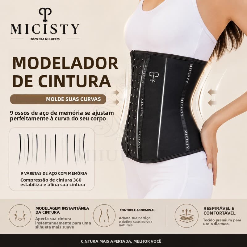 MIIUROSE Cinta Abdominal Pós-parto MICISTY, Cinta Modeladora de Cintura Respirável, Cinta Emagrecedora, Cinta para Eleva