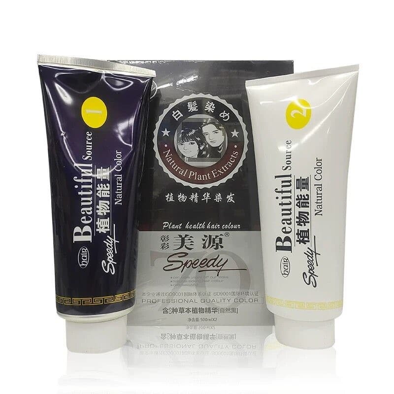 Changcai grande caixa cor pomada assada tintura de cabelo salão de beleza tintura de cabelo creme tintura de cabelo crem