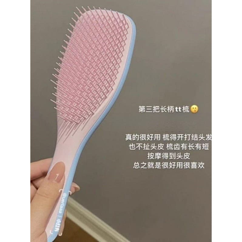Princesa britânica tt pente dopamina cabelo liso dedicado antiestático não atado pente de ondulação de cabelo fofo tt