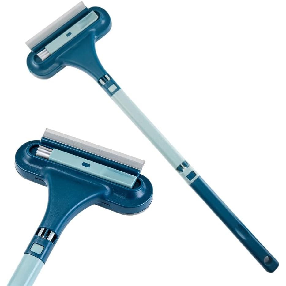 Escova de Limpeza para Telas de Janela, Ferramenta 2 em 1 para Limpeza de Telas com Raspador, Escova Multiuso para Limpe