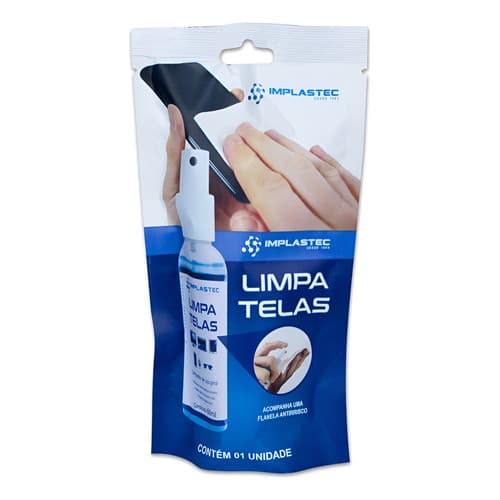 Escova De Teclado E Limpa Telas 60ml Com Flanela Celular Tv