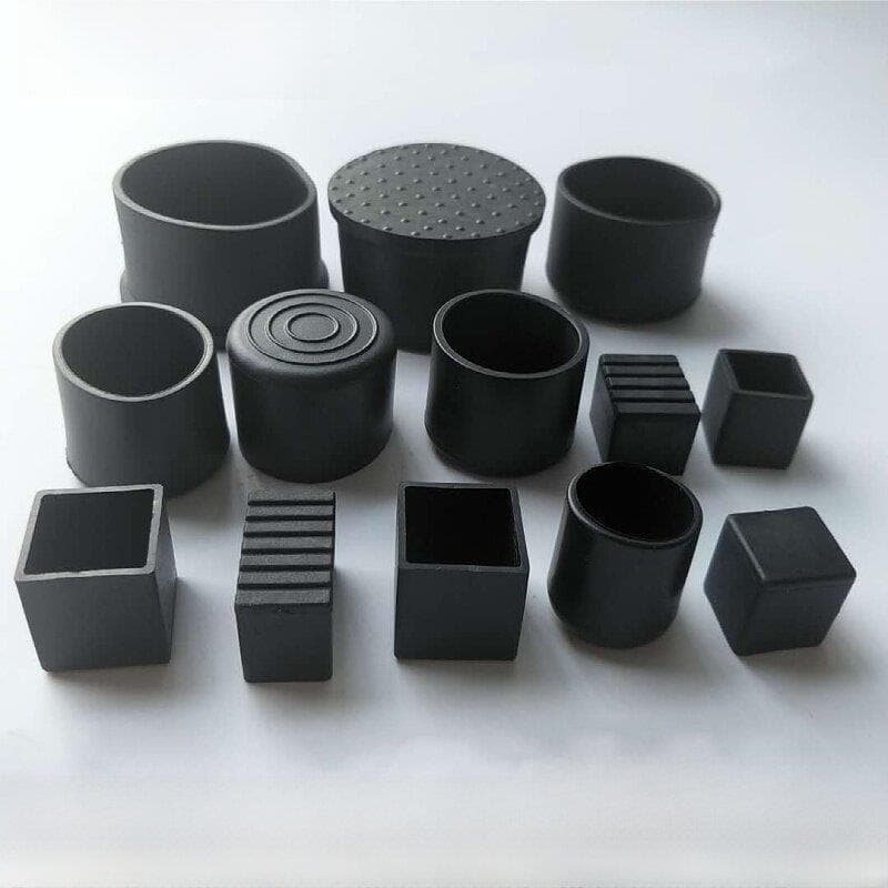 20*25*3035*50PVC capa de tubo de borracha macia cadeira de mesa almofada de pé cadeira de mesa capa protetora de perna c