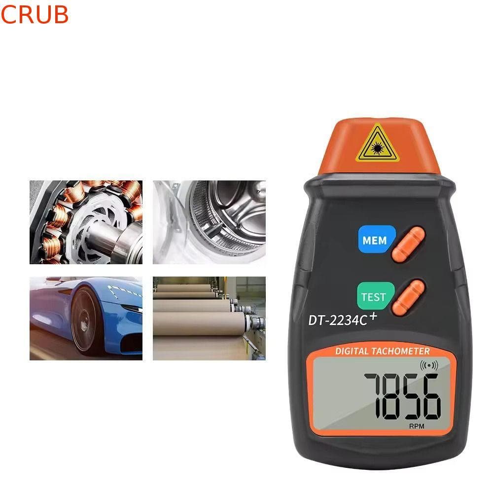 Tacômetro Digital A Laser Cub , Medidor De RPM De Armazenamento De Dados Infravermelho , Óptico Sem Contato