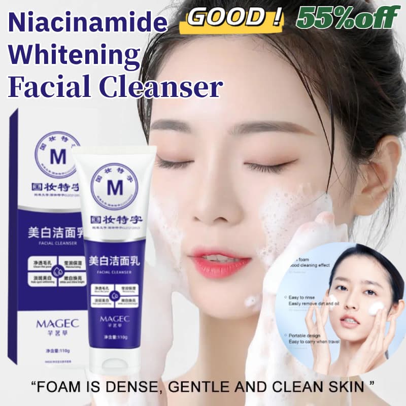 [Para Todos Os Tipos De Pele] Limpador facial Clareador De Pele Branqueador/Anti-Manchas Limpeza/Brilho/Conforto