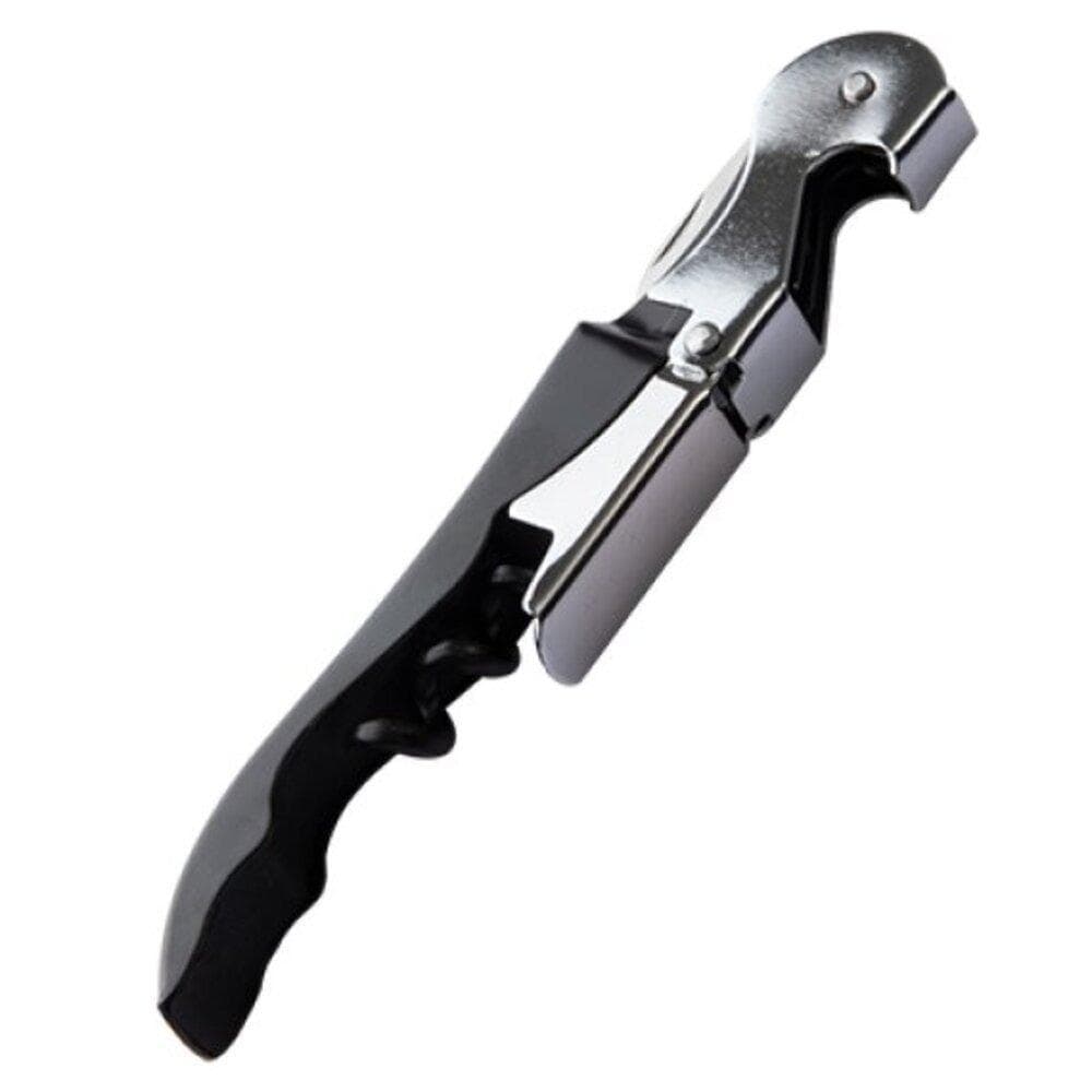 Abridor de Garrafas Clink em Metal  Preto/Prata