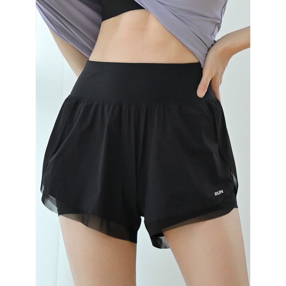 2026 verão novo estilo de fitness esportes shorts feminino ao ar livre manhã correndo shorts de secagem rápida fitness Y