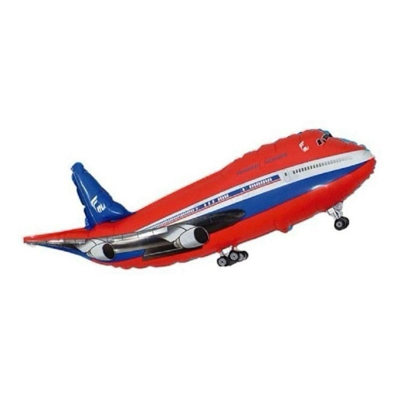 Balão Avião Metalizado  82x42 cm | Decoração Festa Infantil