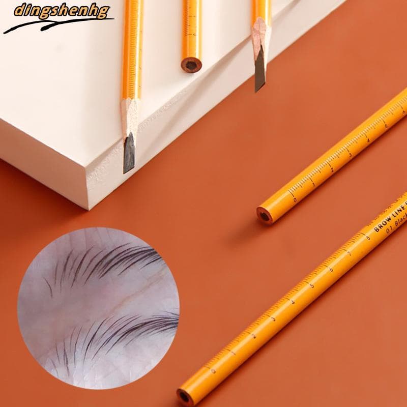 1 Pçs Tatuagem Lápis De Sobrancelha De Longa Duração Sombras Cosméticos Matiz À Prova Dwaterproof Água Caneta De Madeira