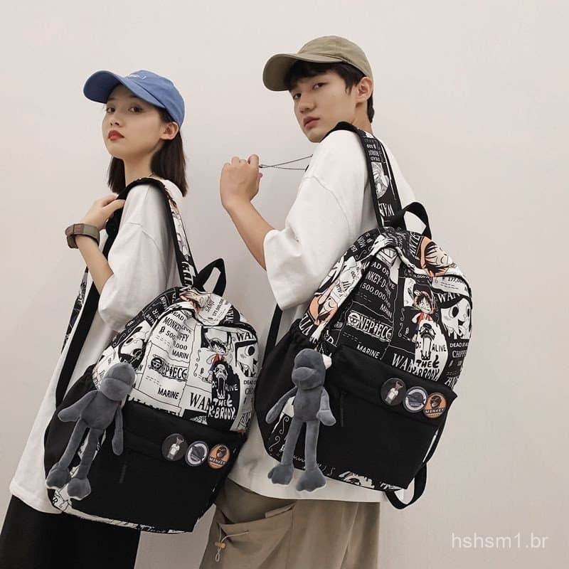 Mochila escolar do anime One Piece