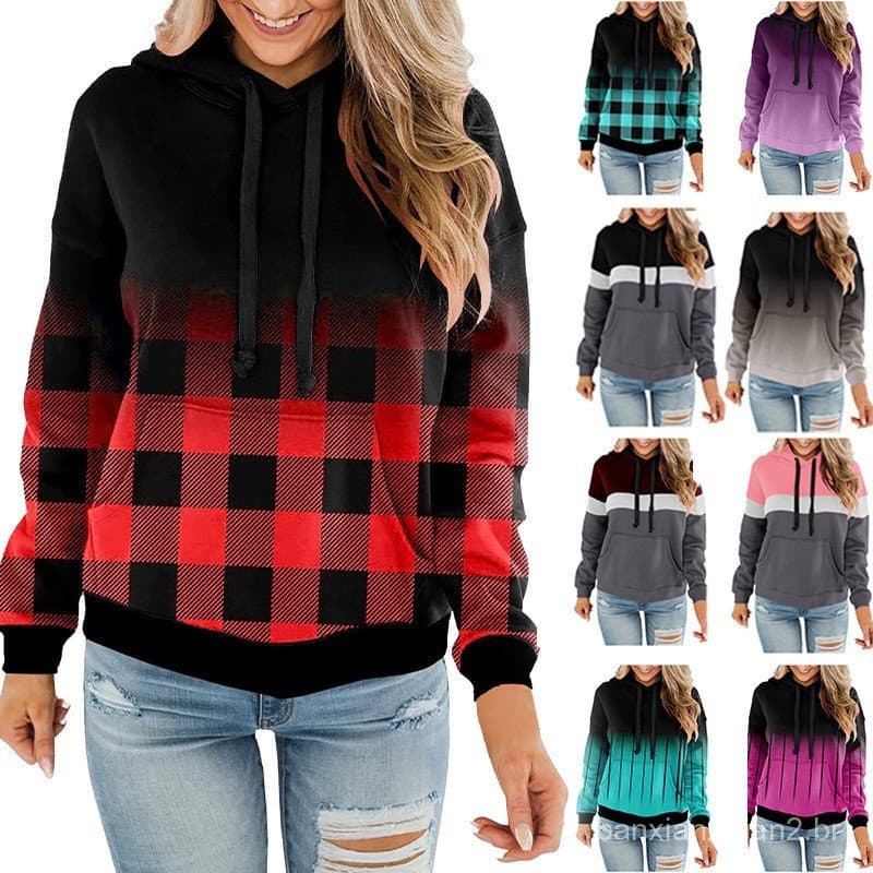 2022 novo estilo de venda quente estilo outono inverno europeu americano Cross-Border roupas femininas forro de lã Casua
