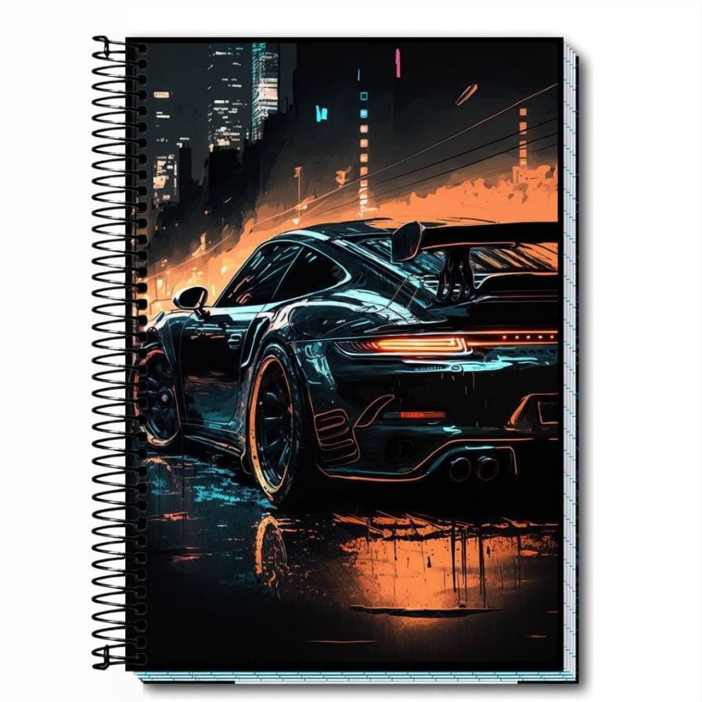 Caderno Carros de Luxo | Porsche e Audi Paixão por Carros | Capa Dura Espiral –01 ate 20  Matérias |