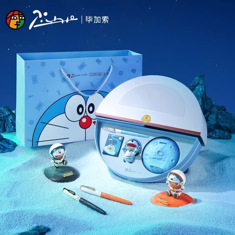 Caneta-tinteiro PIMIO Picasso Doraemon Estudante Terceira Quarta Série Enviar Caneta-tinteiro de tinta para presente de