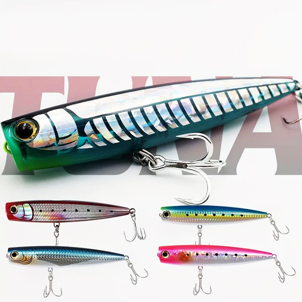 Isca de Pesca Biônica Luya Wave Bait 40g/65g, Isca Rígida de ABS para Pesca no Mar e Pesca de Barco, Isca Artificial par