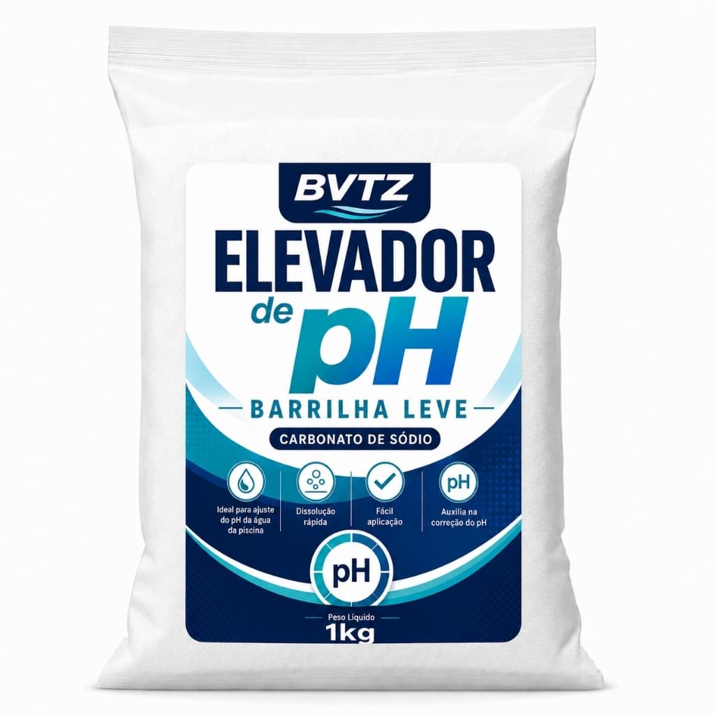 Barrilha Leve Elevador De Ph Para Piscina Controlador Ph Carbonato De Sodio Correção De Acidez Da Agua