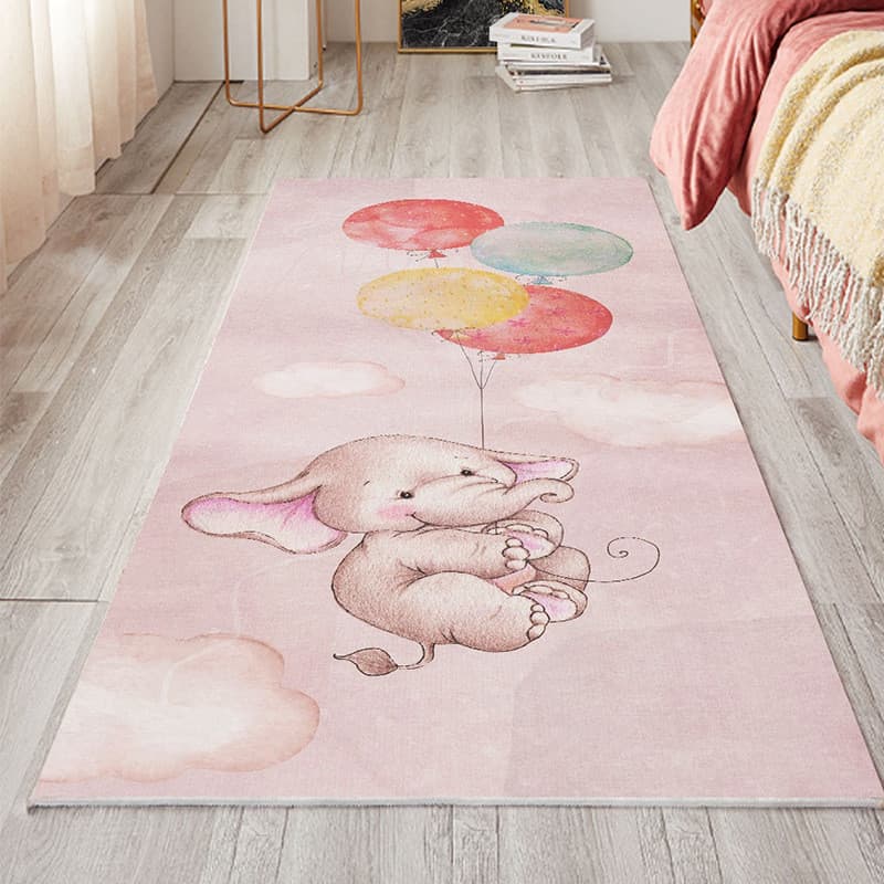 Bonito ins casa quarto tapete Tatami tapete americano dos desenhos animados antiderrapante cabeceira tapete ins estilo