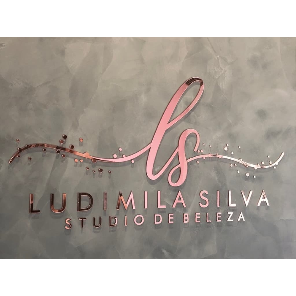 Logo Em Acrílico Espelhado 50cm Personalizado