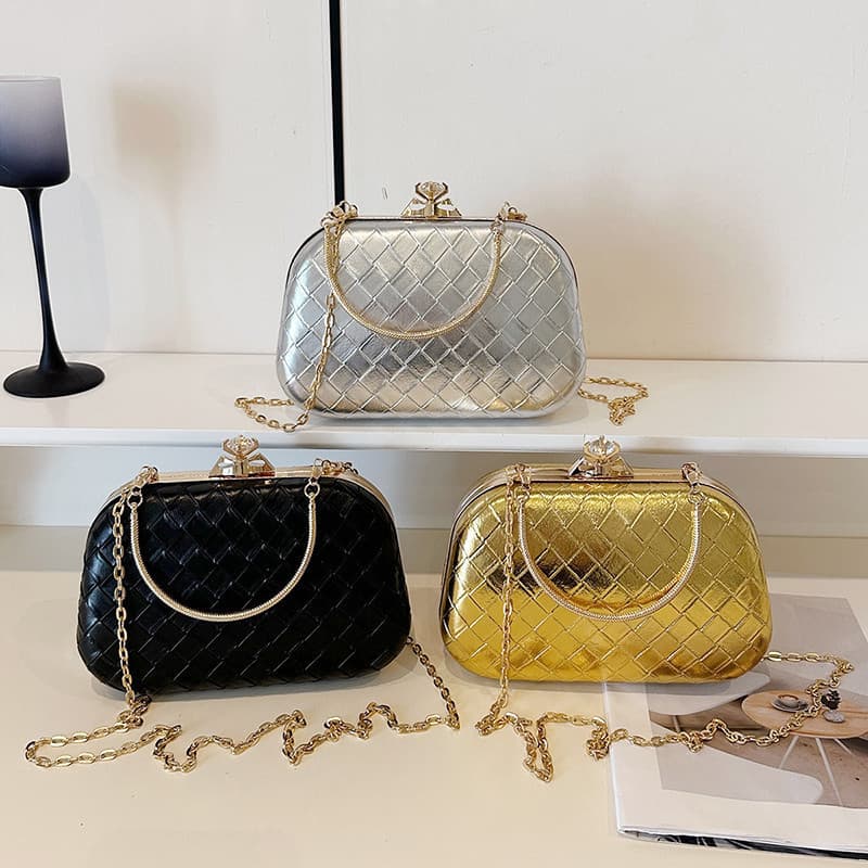 Europeu americano moda jantar saco Retro All-Match corrente bolsa moda requintado ombro saco do mensageiro
