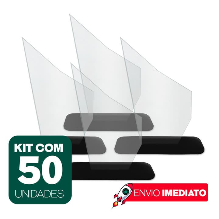 KIT 50 TROFÉUS GEOMÉTRICO ABSTRATO PS 2MM