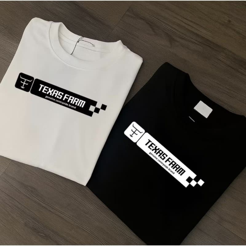 Kit 2 Camisetas Masculina Texas Farm 100% Algodao Camisa Dia a Dia