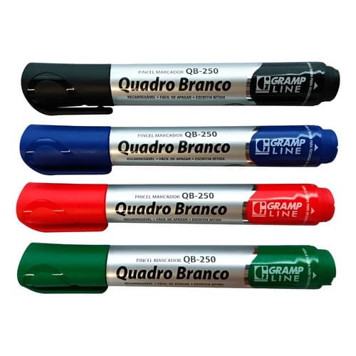 Marcador Quadro Branco Qb-250 - Box C/ 12 Un - Gramp Line