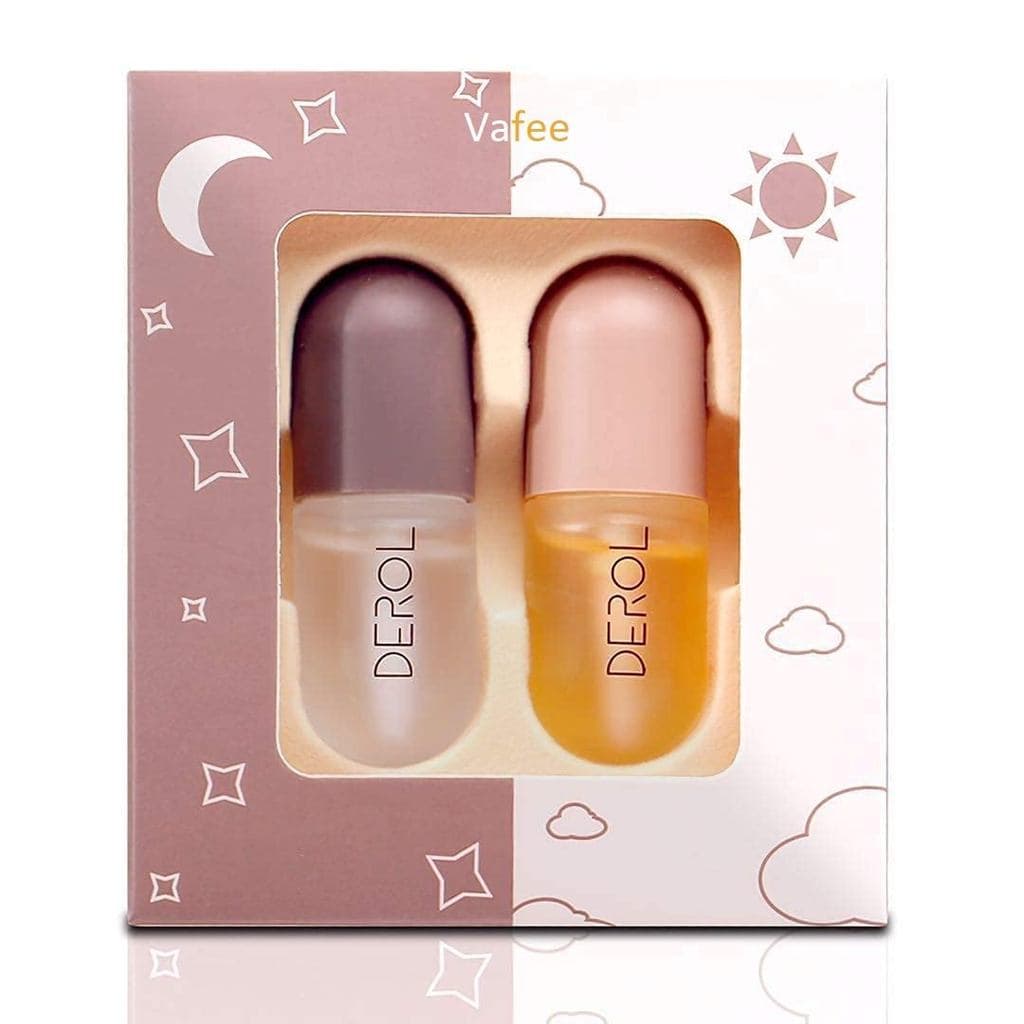 DEROL Lip Plumper da Vafee, Sérum Natural para Aumento e Cuidado dos Lábios, Realçador de Lábios para Lábios Mais Volumo