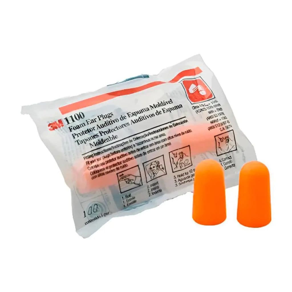 Protetor Auricular 3m Sem Cordão Espuma Ouvidos Abafador Epi