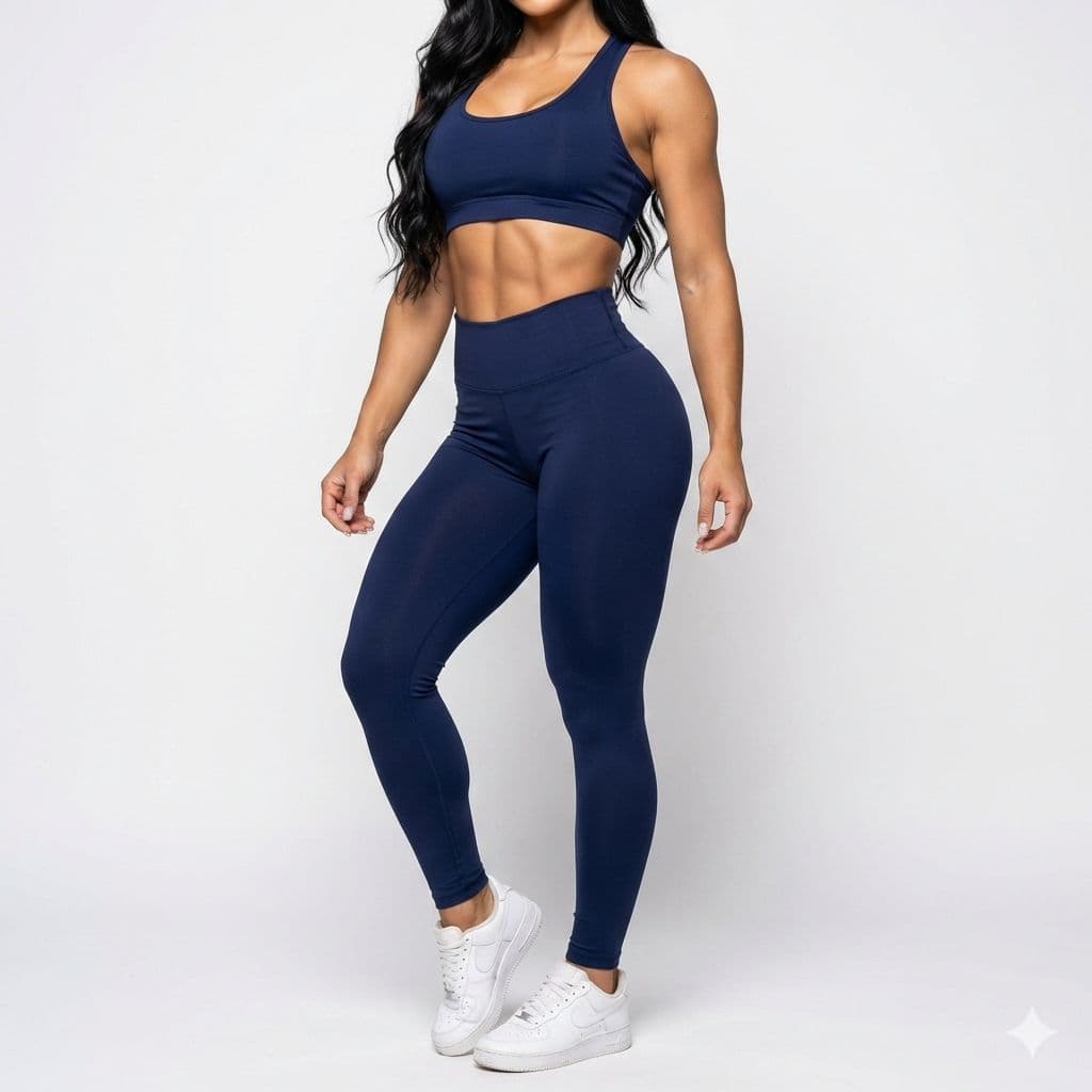 Calça Legging Feminina Zero Poliamida Transparência para Academia Treino