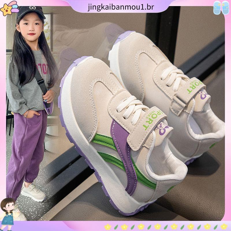 Crianças sapatos tênis infantis meninos sapatos brancos primavera outono 2 025 novo estilo médio grande crianças meninas