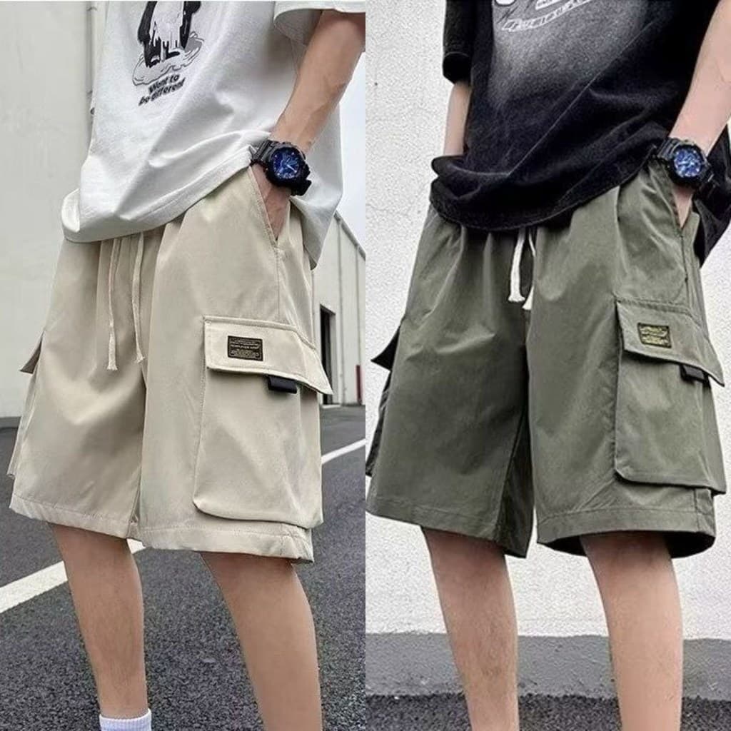 Shorts gerais estilo fino na moda esportes soltos calças médias Street wear Casual estilo americano exterior wear cinco