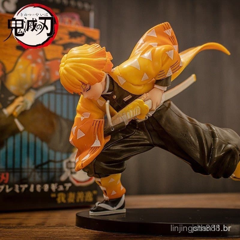 2025Boneco De Açano Bonecos Demon Slayer Zenitsu Agatsuma De 15 Cm