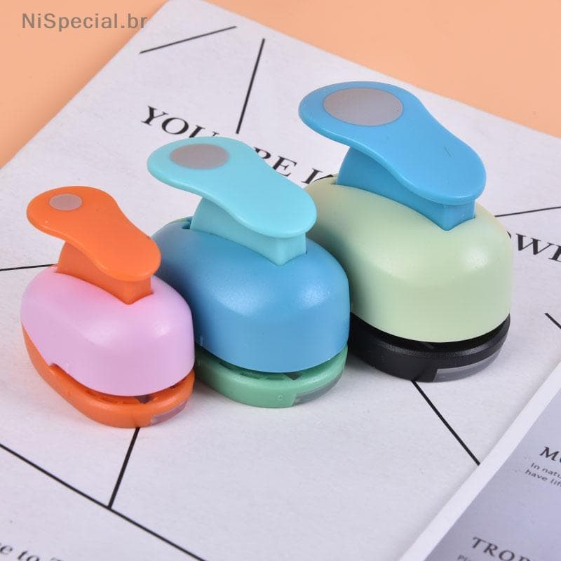 [Nis] 9/16/25mm Círculo Redondo Furador DIY Ferramenta De Corte De Scrapbooking De Papel Artesanal [BR]