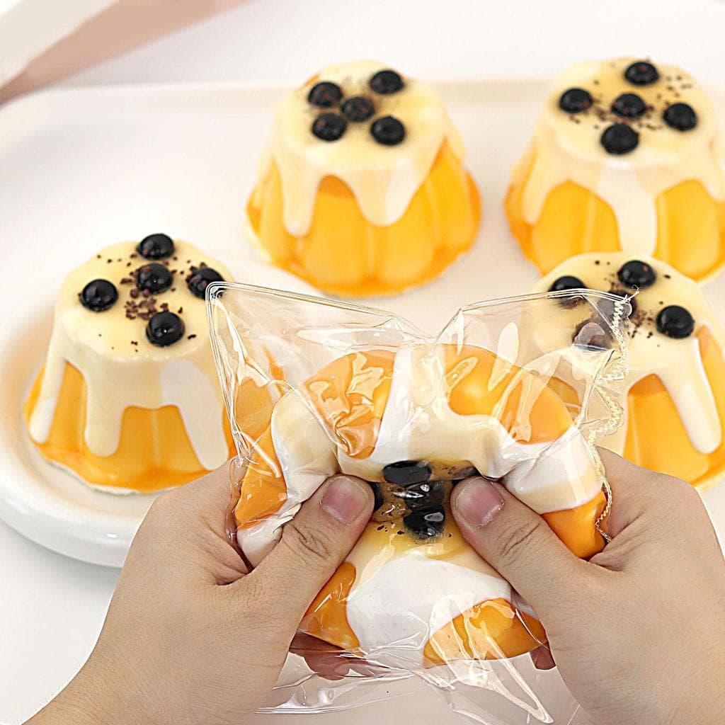 Simulação Pérola Leite Chá Pudim Brinquedo Mole Geléia Sobremesa Lento Subindo Sensorial Brinquedos Para Alívio Do Estre