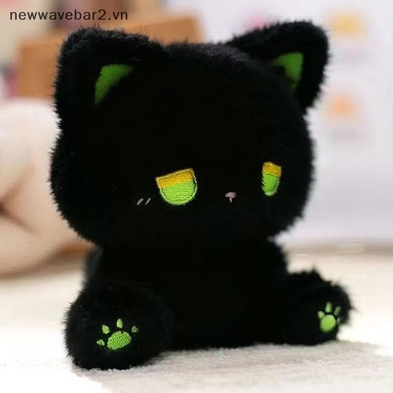 Newsandrainnew 1 Pçs Animal Macio Boneca De Pelúcia 15cm Bonito Emo Urso Brinquedo Mudo Gato Pano Brinquedos Para Crianç